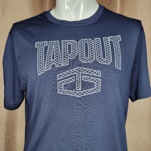 Tapout Men's Short Sleeve Graphic T-Shirt - Size: Large - Blue